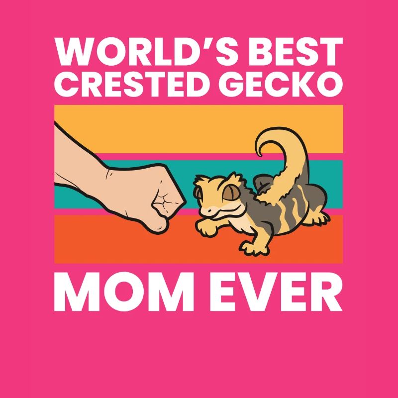 Die beste Schopfgecko-Mutter der Welt