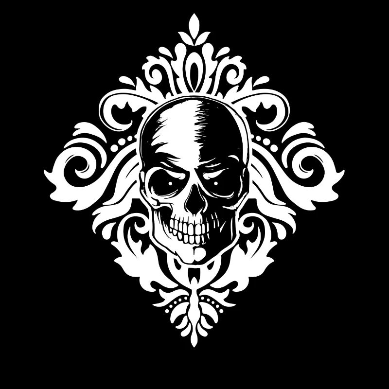 Baroque Aesthetic Skull Soft Grunge Dark Academia