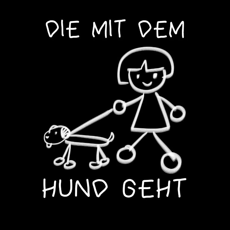 Die Mit Dem Hund Geht Hundemama Hundebesitzerin
