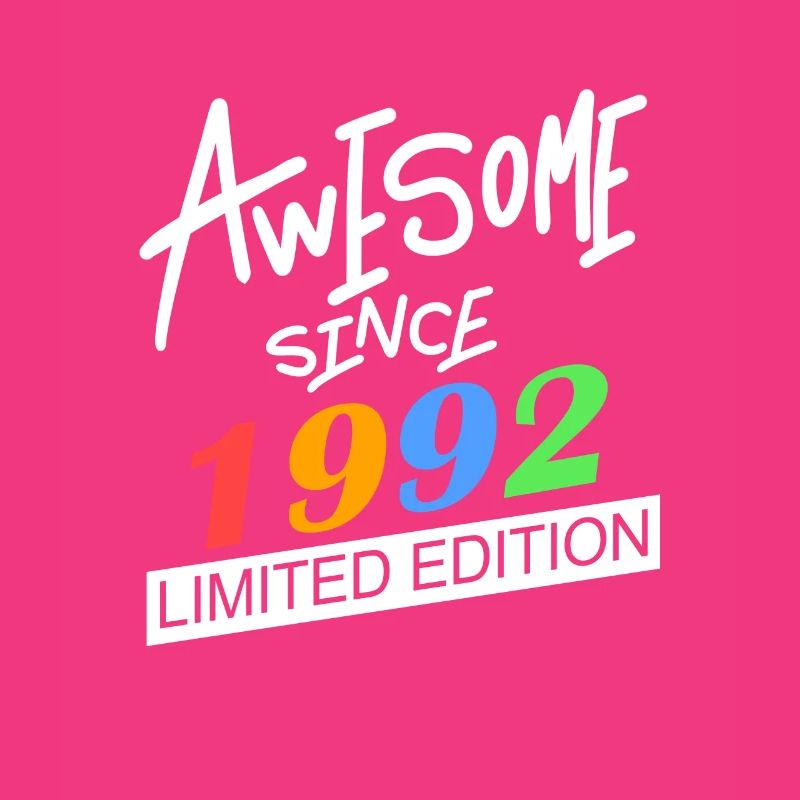 1992 - Né 1992 - Année de naissance 1992