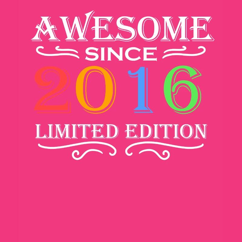 2016 - Né 2016 - Année de naissance 2016