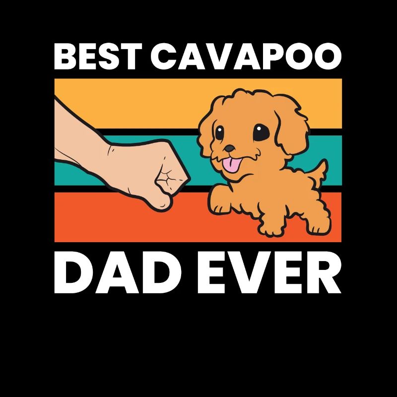 Cavapoo Dog Papa Cavoodle Best Cavapoo Dad Ever