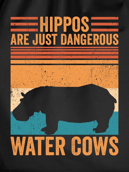Funny hippopotamus Hippopotamus