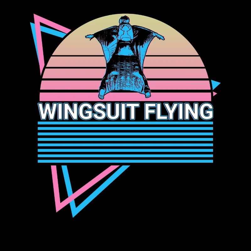 Wingsuit Fliegen Retro