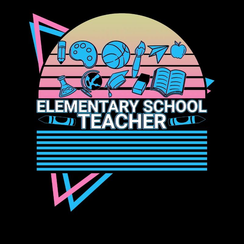Primary School Teacher Retro