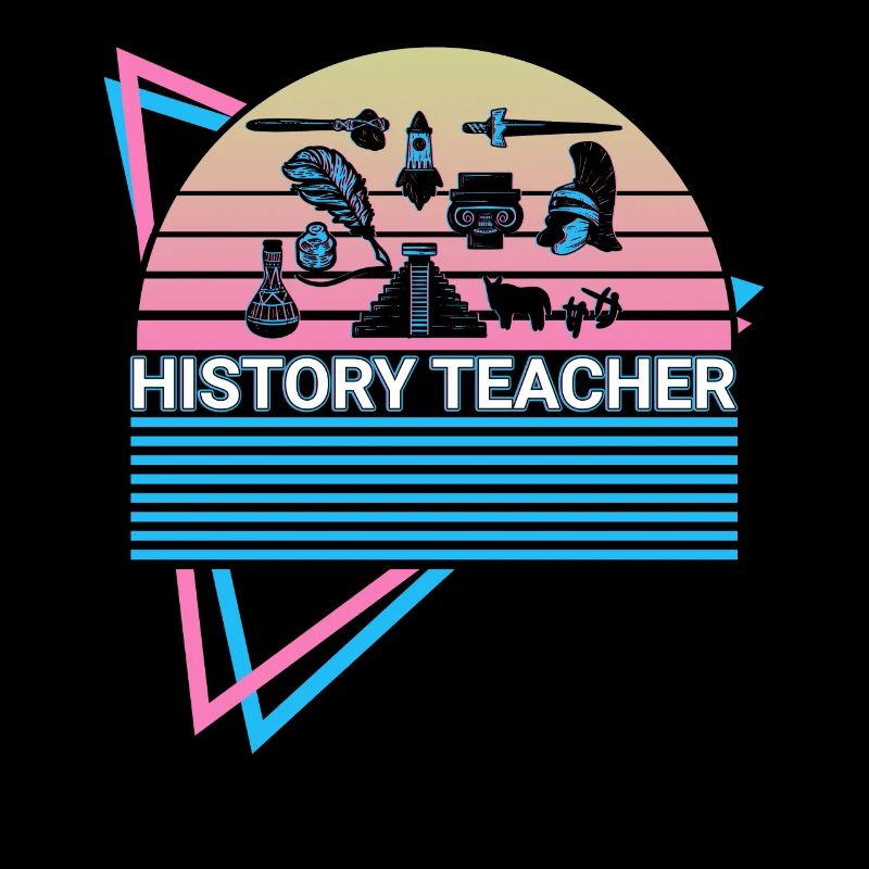 History teacher retro