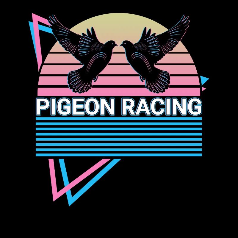 Pigeon racing retro