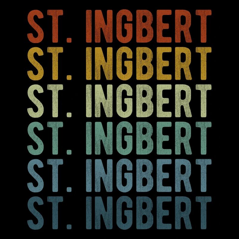 St. Ingbert City Retro Vintage