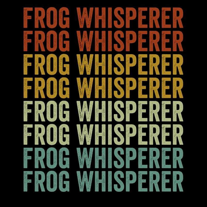 Frog Whisperer Frog Lover