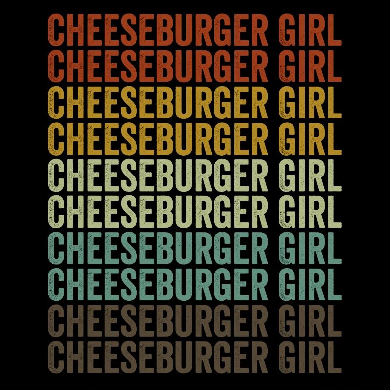 Cheeseburger Girl Cheeseburger Lover