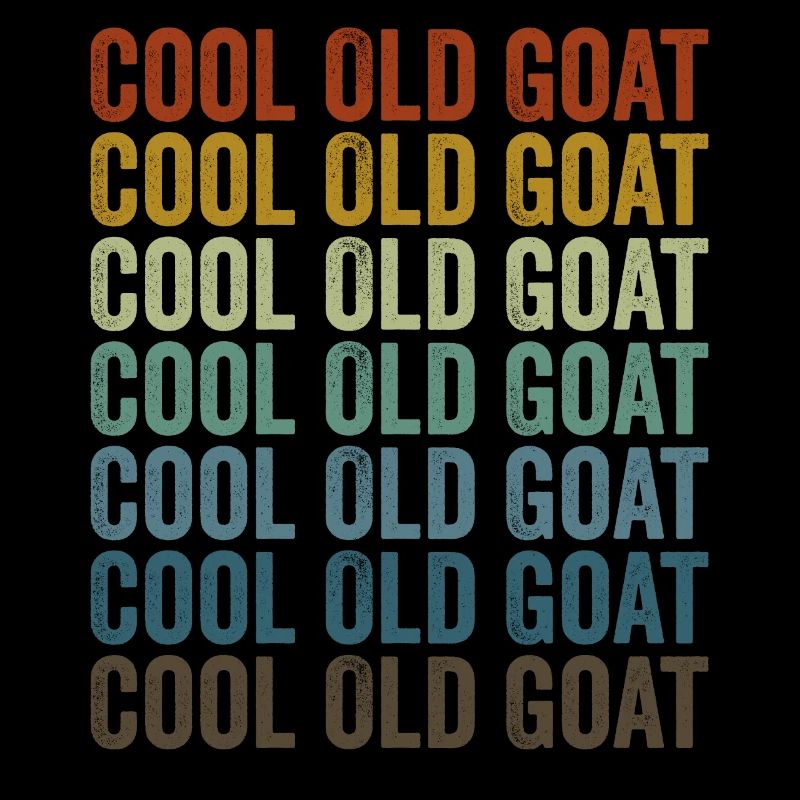 Cool Old Goat Funny Goat