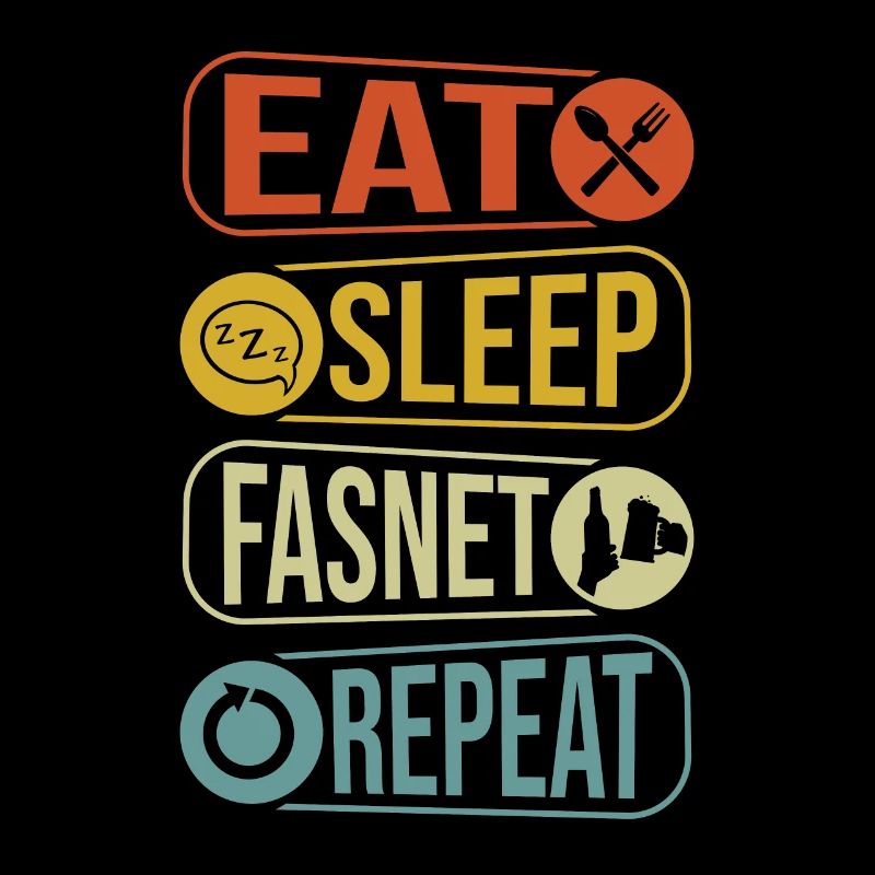 Eat Sleep FASNET repeat