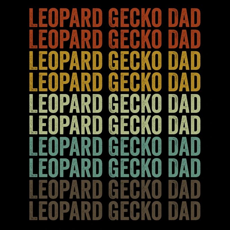 Leopard Gecko Dad Leopard Gecko Dad Reptil Gecko E
