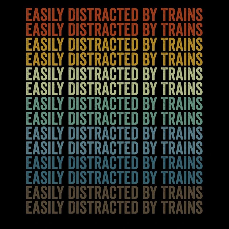 Facilement distrait par les trains Amateurs de train