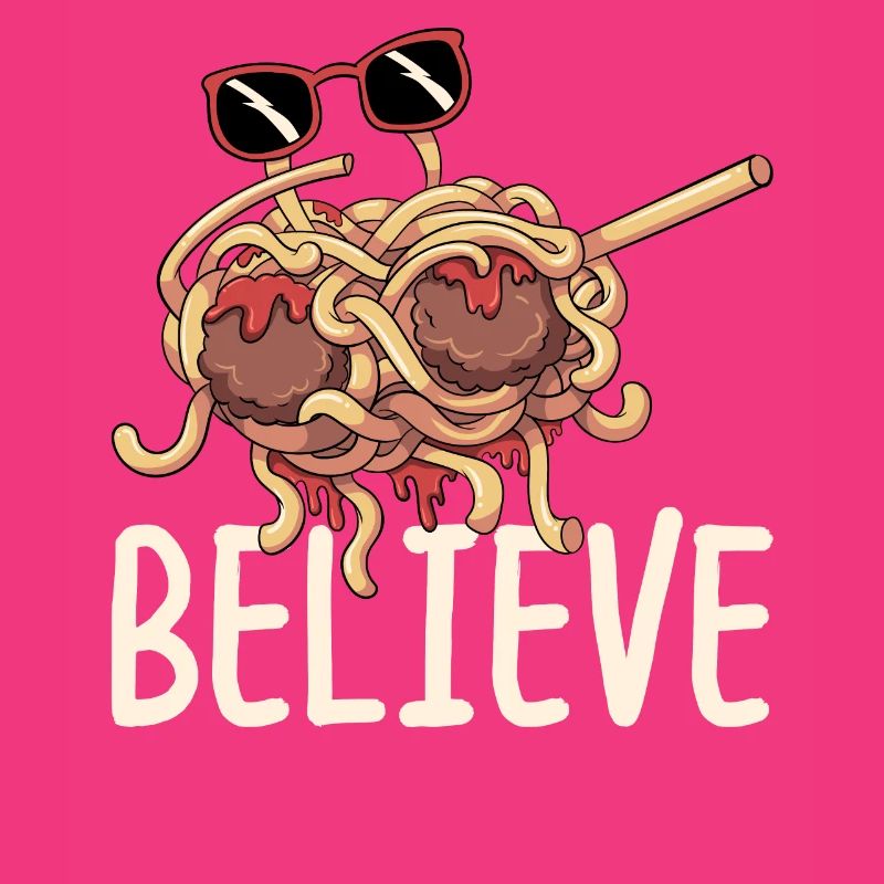 Dabbing Flying Spaghetti Monsters Pastafarian