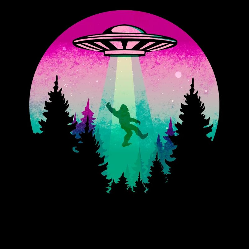 Cryptidcore Esthétique Sasquatch Bigfoot OVNI