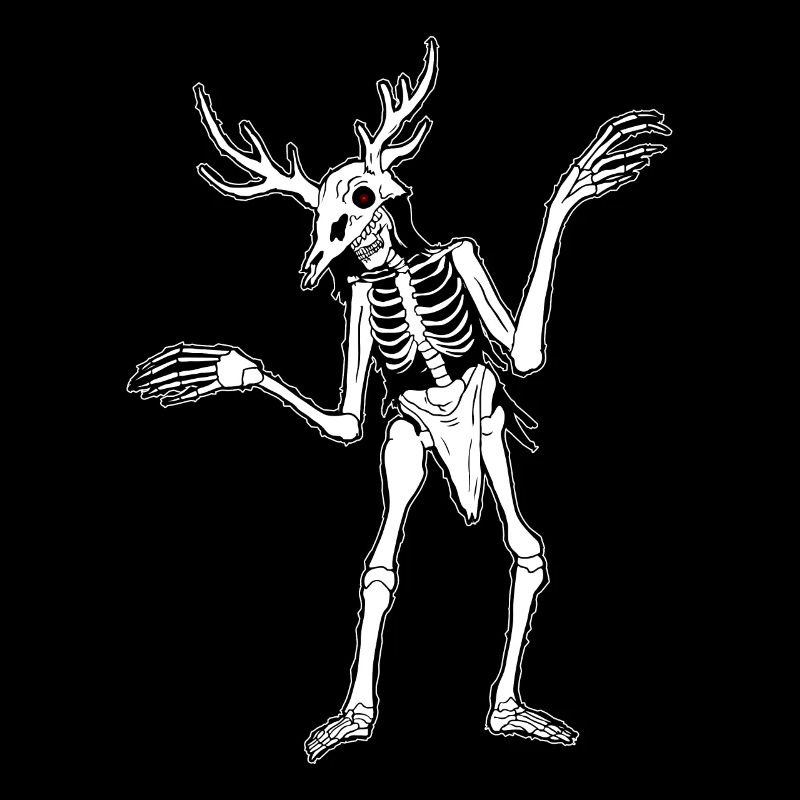 Cryptidcore Esthétique Squelette Wendigo