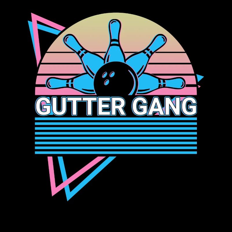 Funny Bowling Bowler Retro