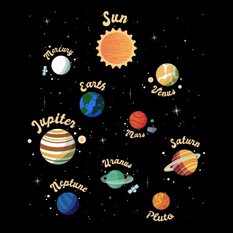 Connaissances spatiales sur les planètes du système solaire pour les enfants