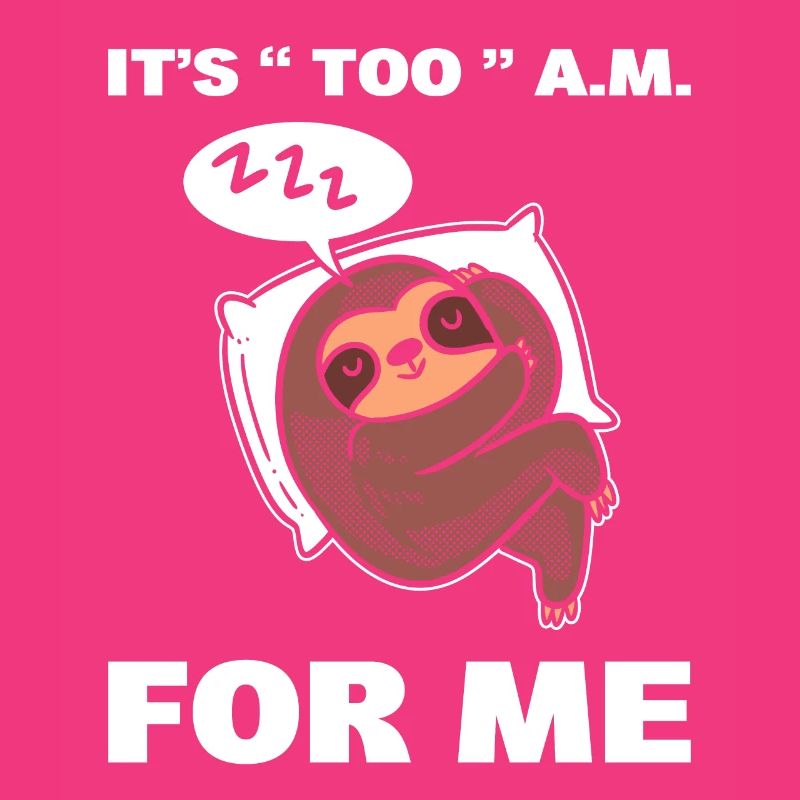 Sleeping sloth sleepyhead