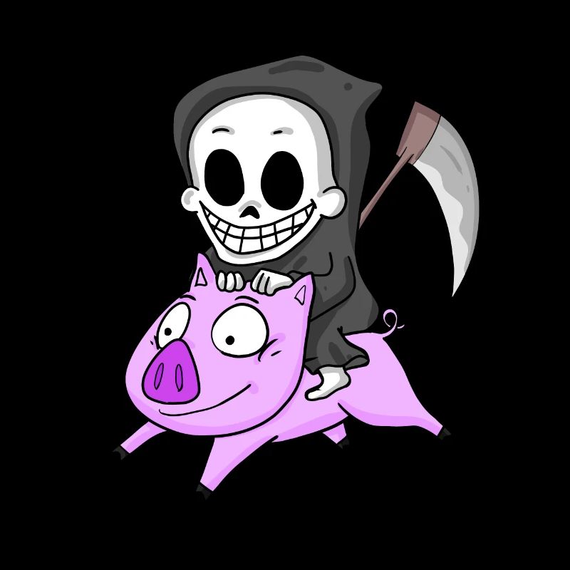 Grim Reaper Pig