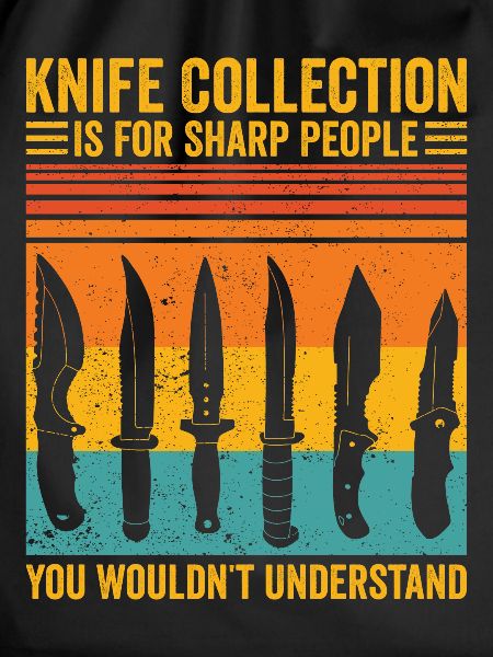 Funny knife collector