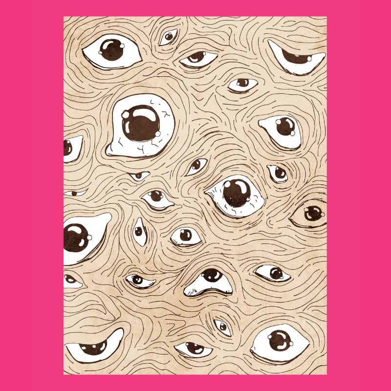 Weirdcore Aesthetic Eyes Pattern