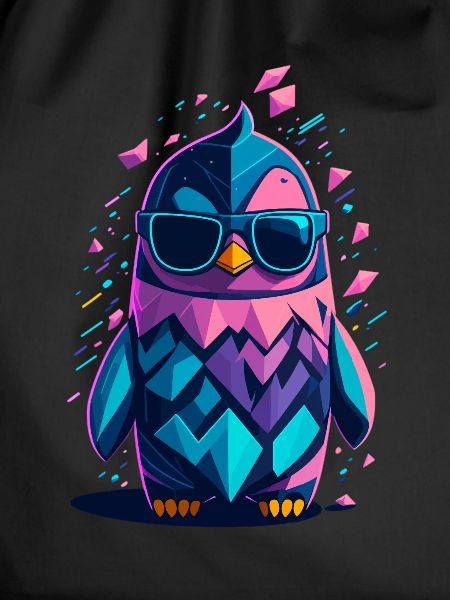 Cute cool penguin