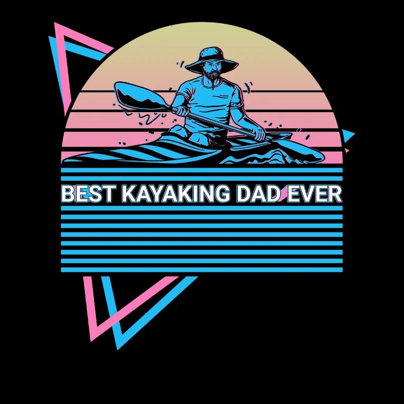 Kayak Kayaking Retro