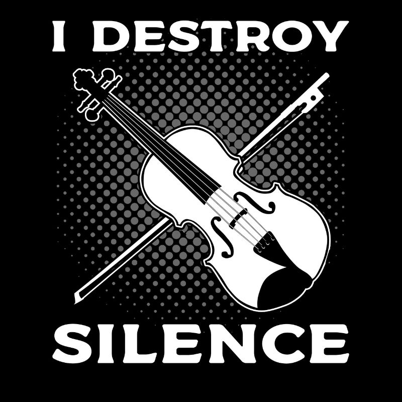 I Destroy Silence Violinist