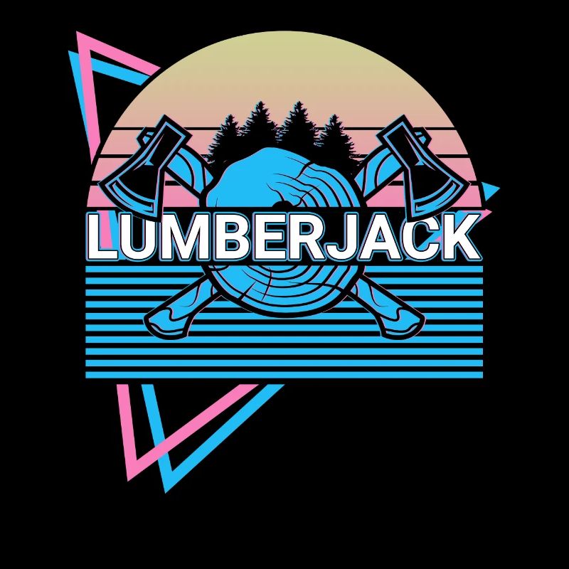 Bûcheron Menuiserie Rétro