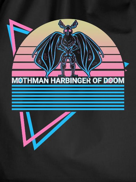 Mothman Cryptid Retro