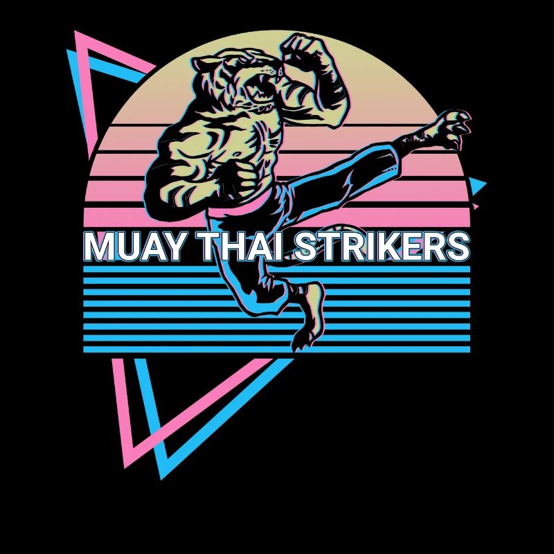 Muay Thai Kickboxing Retro