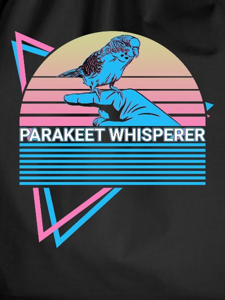 Budgie Parakeet Retro