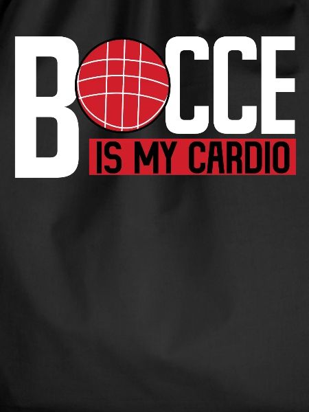 Funny bocce player
