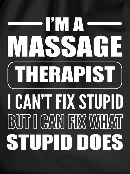 Funny masseur
