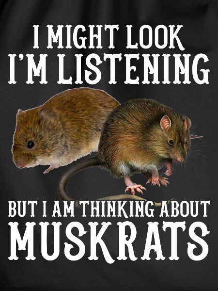 Retro muskrat