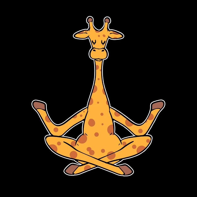 Meditationsgiraffe Yogalehrer