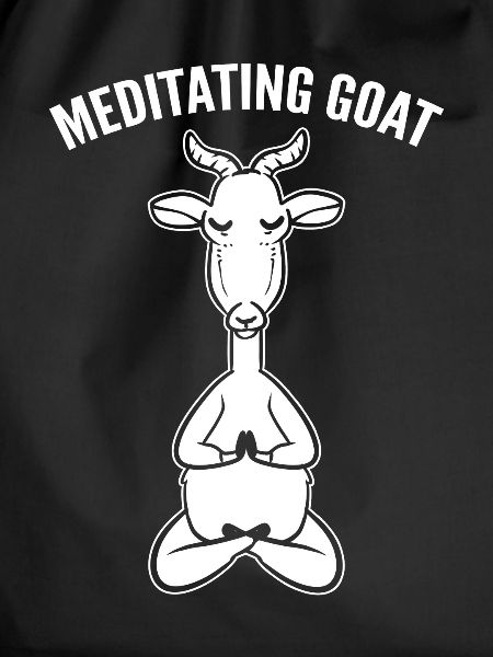 Meditating Goat Meditation Trainer