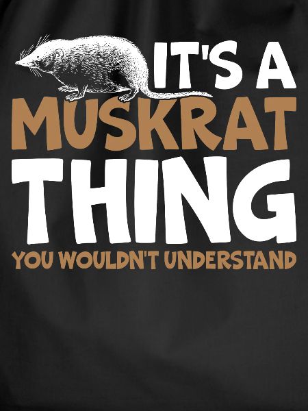 Retro muskrat