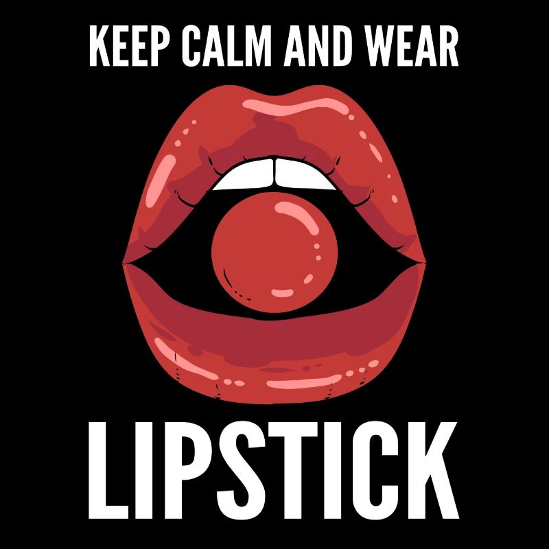 Lippenstift tragen Maskenbildner