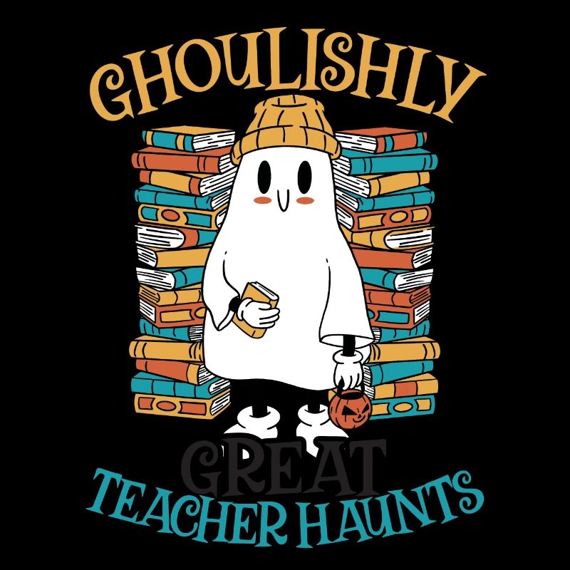 Eerily beautiful teacher haunted on teacher's Halloween
