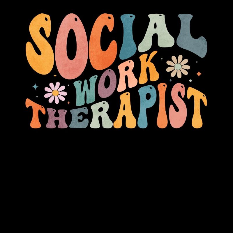 Groovy Social Work Therapist Therapy Social Work