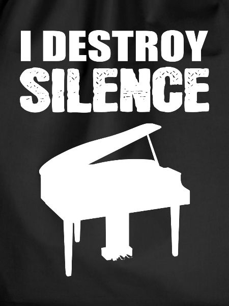 I Destroy Silence Pianist