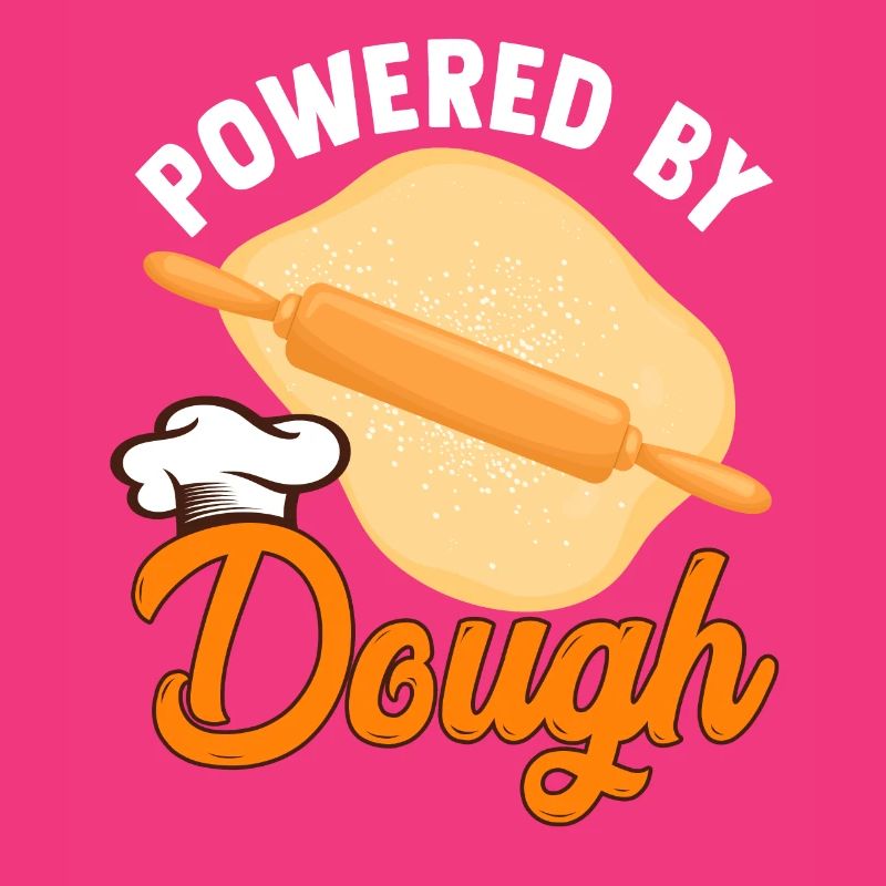 Funny bread baking baker rolling pin