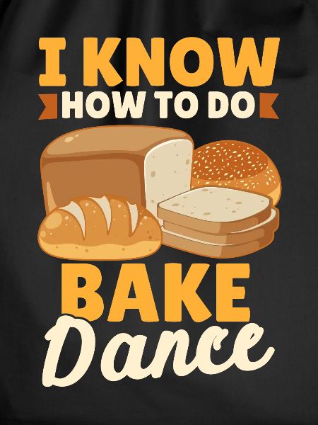Funny bread baking baker