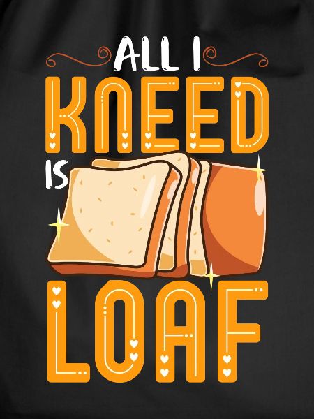 Funny bread baking baker