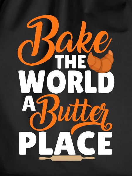Funny bread baking baker