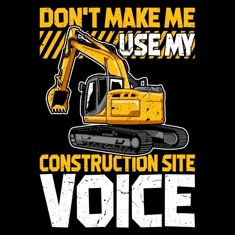 Funny excavator operator HEO