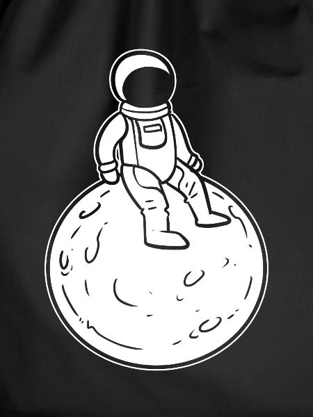 Astronaut sitzt